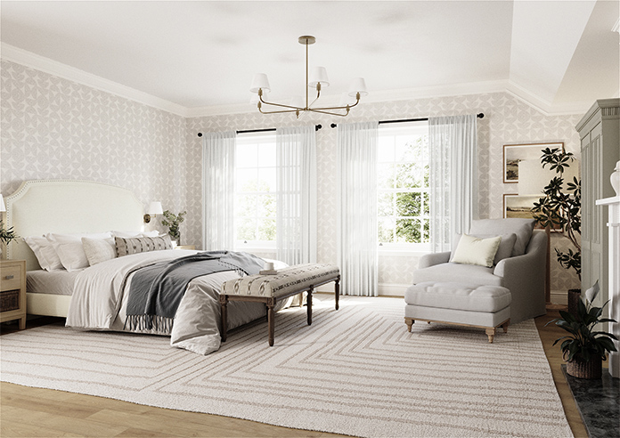 Gemstone Voile, White - Made to Measure Curtains - Image 7